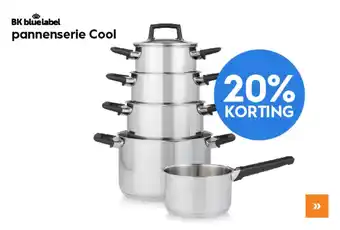 Blokker BK Blue Label Cool kookpannen aanbieding