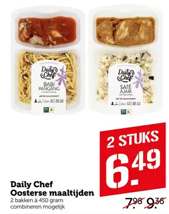 Coop Daily Chef Oosterse maaltijden aanbieding