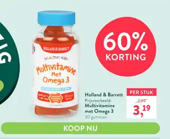 Holland & Barrett Holland & Barrett Multivitamine met Omega 3 aanbieding