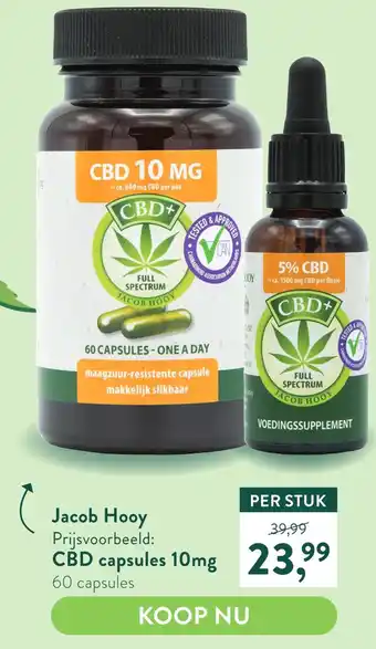 Holland & Barrett CBD capsules 10mg aanbieding