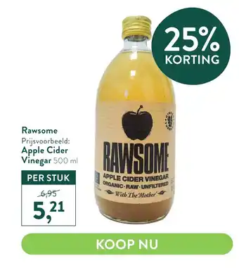 Holland & Barrett Rawsome Apple Cider Vinegar aanbieding