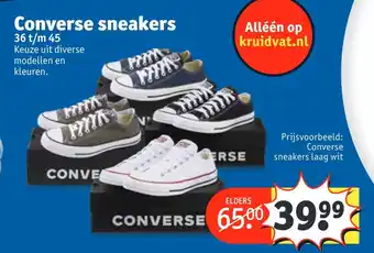 Kruidvat Converse sneakers aanbieding