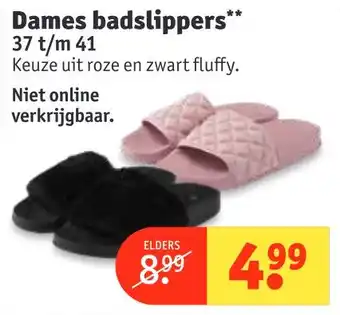 Kruidvat Dames badslippers aanbieding