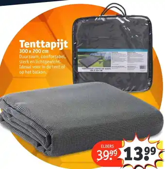 Kruidvat Tenttapijt aanbieding