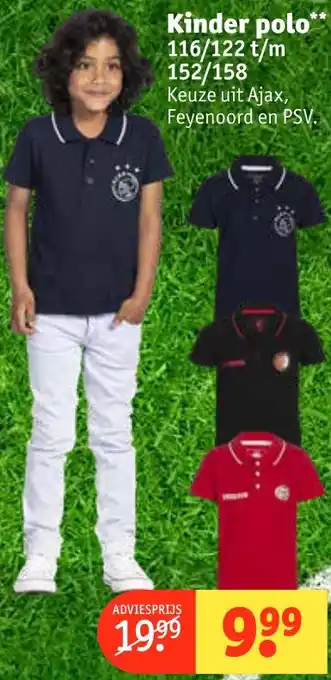 Kruidvat Kinder polo aanbieding