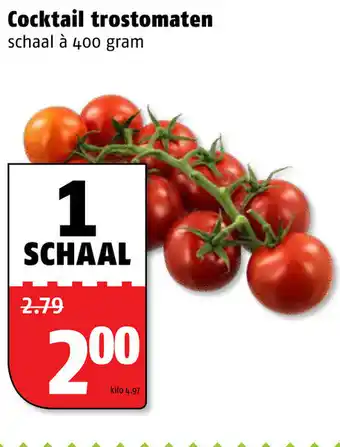 Poiesz Coctail trostomaten 400g aanbieding