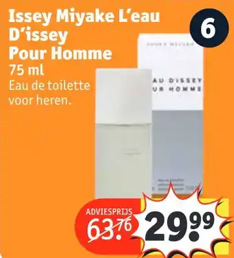 Kruidvat Issey Miyake L'eau D'issey Pour Homme aanbieding