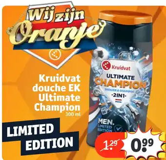 Kruidvat Kruidvat douche EK Ultimate ce Champion aanbieding