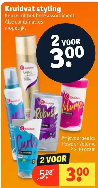 Kruidvat Kruidvat styling aanbieding