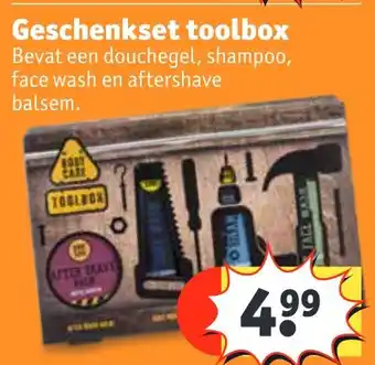 Kruidvat Geschenkset toolbox aanbieding