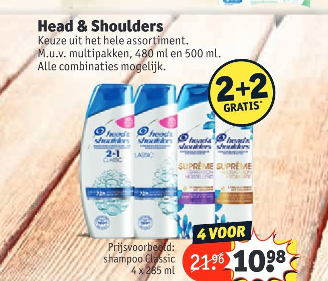Head & Shoulders aanbieding bij Kruidvat