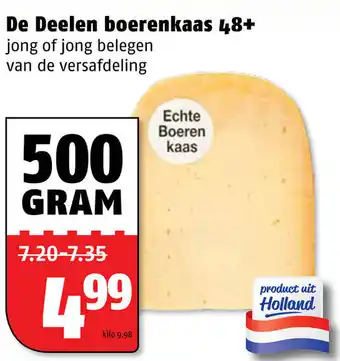 Poiesz De Deelen boerenkaas 48+ 500g aanbieding