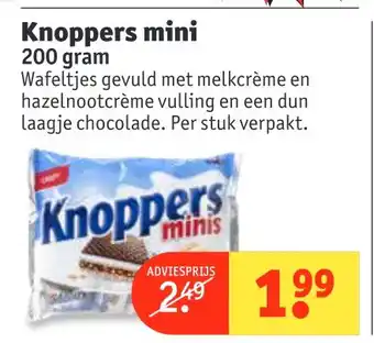 Kruidvat Knoppers mini aanbieding