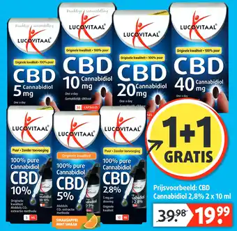 Lucovitaal 100% Pure CBD Cannabidiol aanbieding