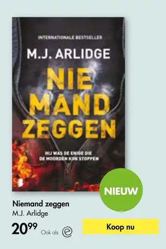 The Read Shop Niemand zeggen aanbieding