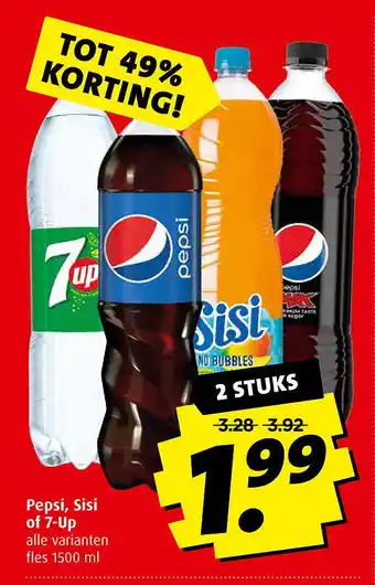 Boni Pepsi, Sisi of 7-Up aanbieding