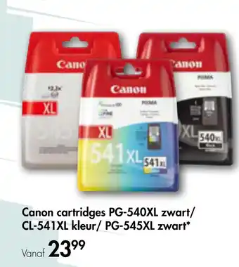 The Read Shop Canon cartridges PG-540XL zwart/ CL-541XL kleur/ PG-545XL zwart* aanbieding