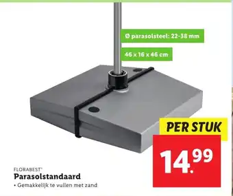 Lidl FLORABEST Parasolstandaard aanbieding