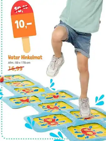 Lobbes Water hinkelmat 59 X 178 Cm aanbieding