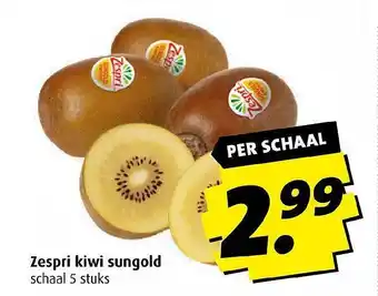 Boni Zespri kiwi sungold aanbieding