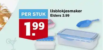 Hoogvliet Ijsblokjesmaker aanbieding