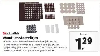 Lidl PARKSIDE Wand- en vloerviltjes aanbieding