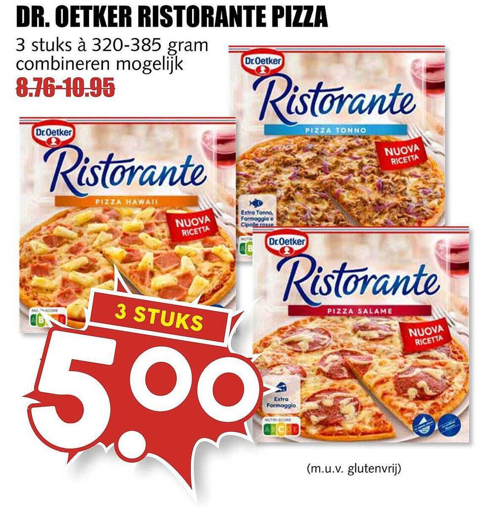 Dr. Oetker Ristorante Pizza aanbieding bij MCD Supermarkt