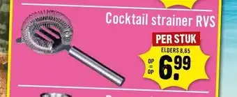 Dirck 3 Cocktail strainer RVS per stuk aanbieding