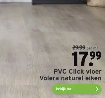 GAMMA PVC Click vloer Volera naturel eiken aanbieding