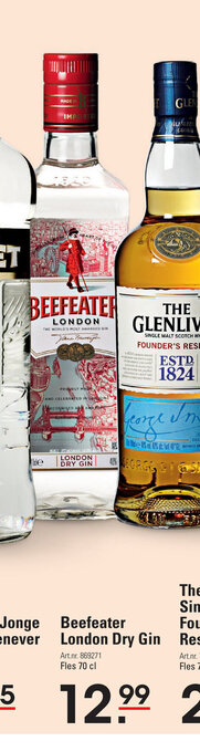 Sligro Beefeater London Dry Gin aanbieding