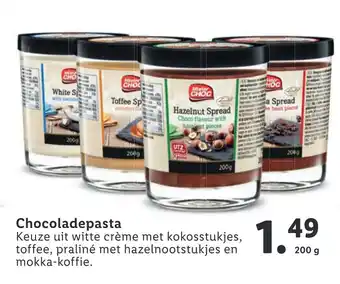 Lidl Chocoladepasta aanbieding