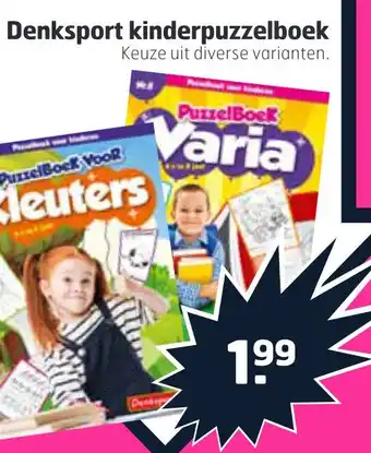 Trekpleister Denksport kinderpuzzelboek aanbieding