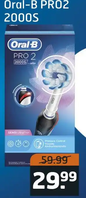 Trekpleister Oral-B PRO2 2000S aanbieding