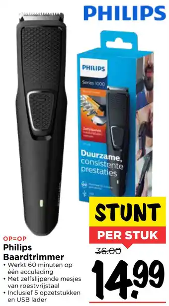 Vomar Voordeelmarkt Philips Baardtrimmer aanbieding