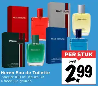 Vomar Voordeelmarkt Heren Eau de Toilette aanbieding