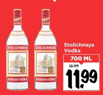 Vomar Voordeelmarkt Stolichnaya Vodka aanbieding