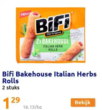 Action Bifi Bakehouse Italian Herbs Rolls aanbieding