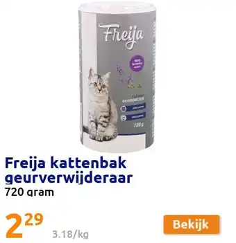 Action Freija kattenbak geurverwijderaar aanbieding