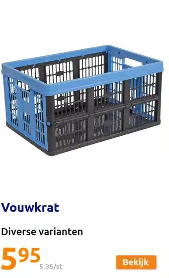 Action Vouwkrat aanbieding