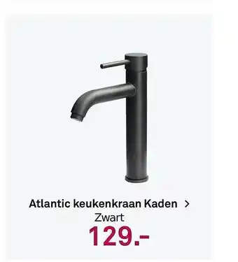 Karwei Atlantic Keukenkraan Kaden > Zwart aanbieding