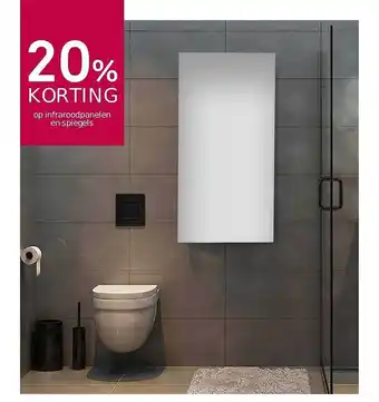 Karwei Op Infraroodpanelen En Spiegels 20% Korting aanbieding