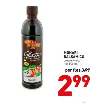 De Kweker Monari balsamico cream vinegar aanbieding