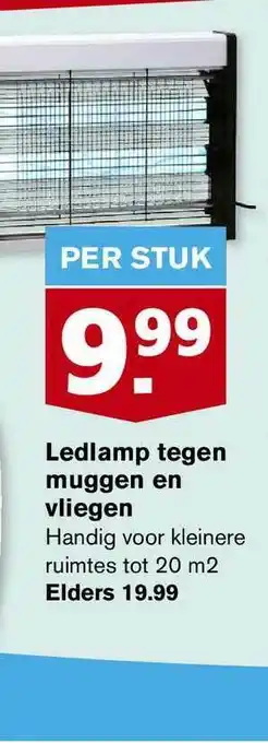 Hoogvliet Ledlamp tegen muggen en vliegen aanbieding