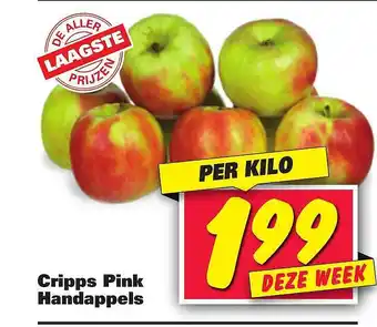 Nettorama Cripps pink handappels aanbieding