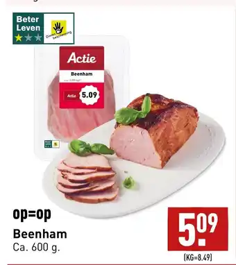 ALDI Beenham 600 g aanbieding