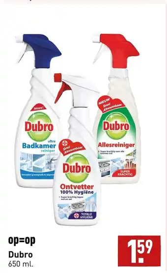 ALDI Dubro 650 ml aanbieding