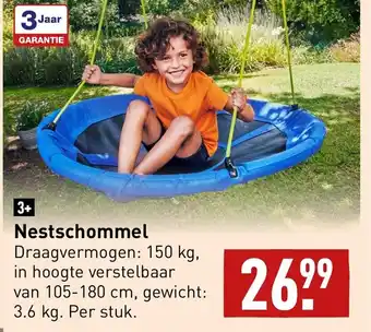 ALDI Nestschommel per stuk aanbieding