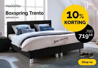 Beter Bed Boxspring Trento 140x200cm aanbieding