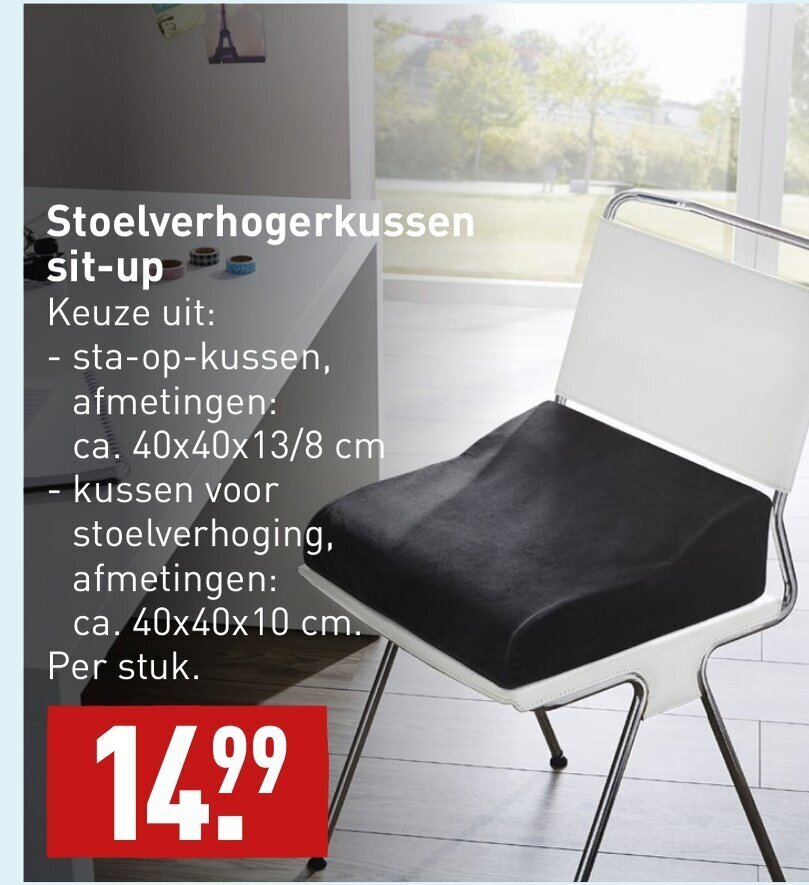 Stoelverhoegerkussen situp per stuk aanbieding bij ALDI