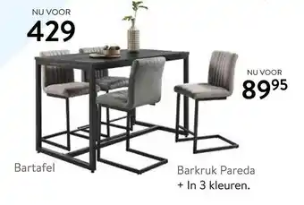 Profijt Meubel Bartafel of barkruk pareda aanbieding